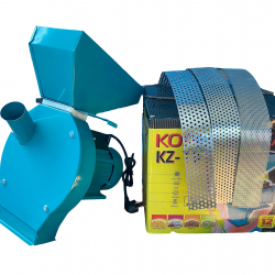 Зернодробилка, крупорушка Euroaqua KZ-1B (измельчитель зерна + початок)